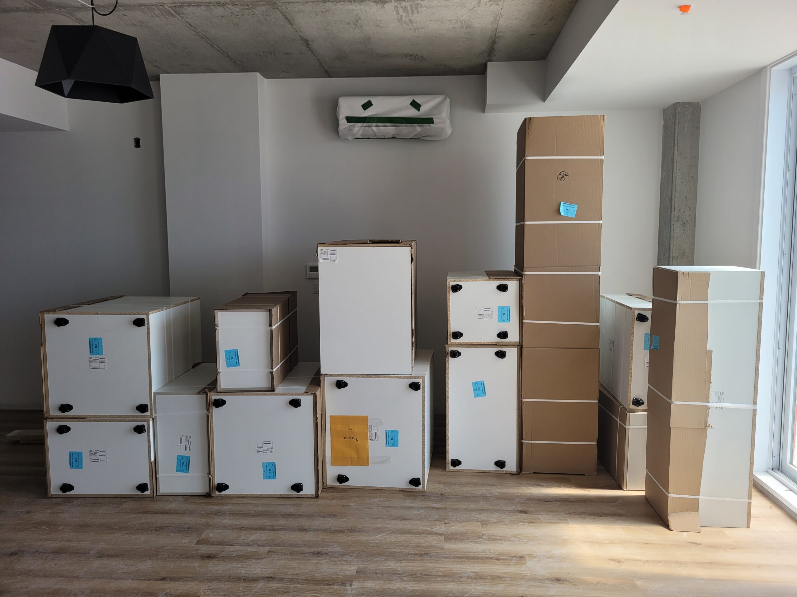 Livraison armoires de cuisines Livraison sur chantier